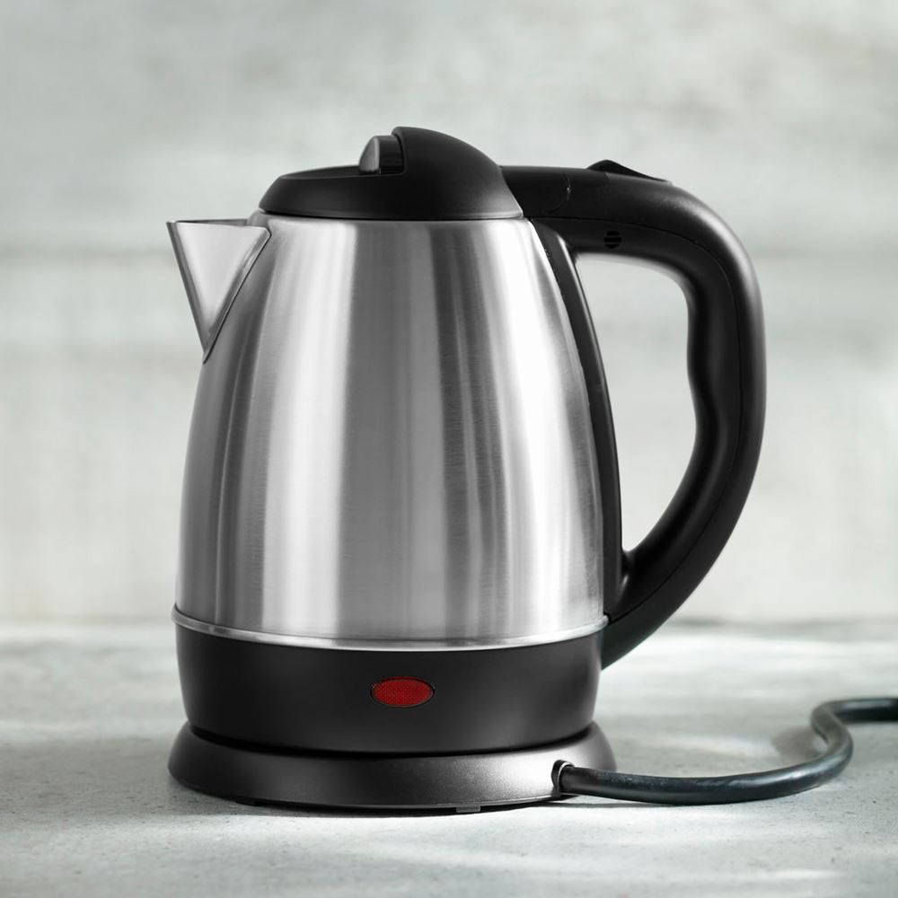 2L-Electric Kettle Water Fast Boiling, Auto Shut-Off, Stainless Steel Aesthetic LED light Capacity 2 LTR and Safety Features