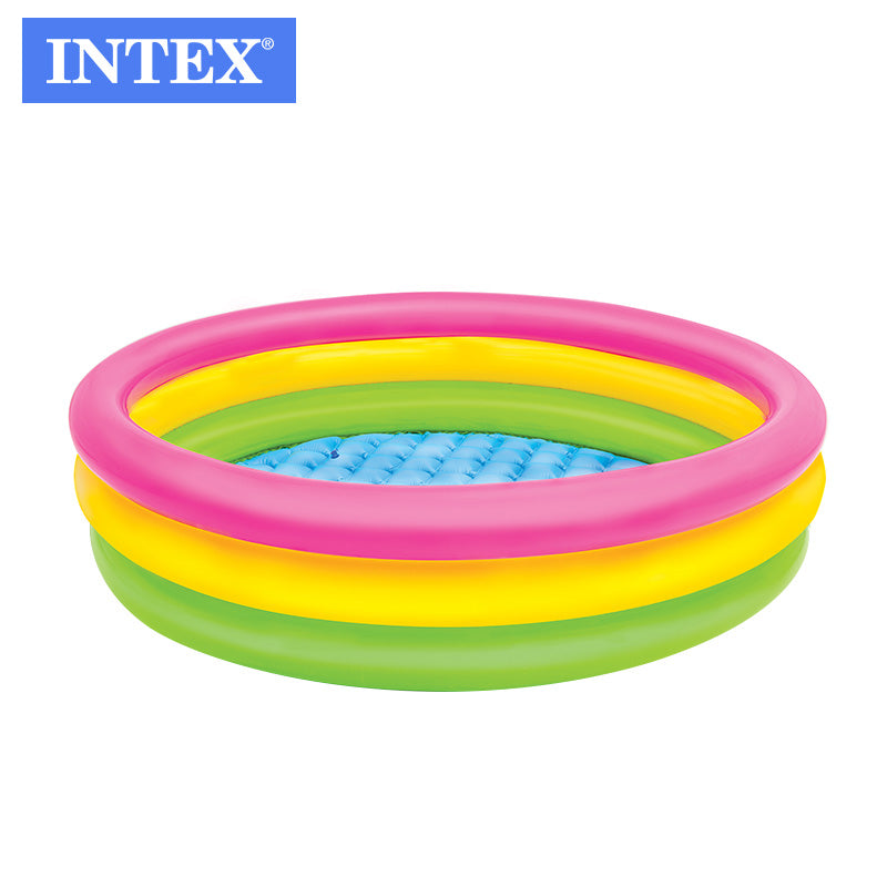 Intex 57412 45" x 10 + Sunset Glow Inflatable Swimming Pool for Kids