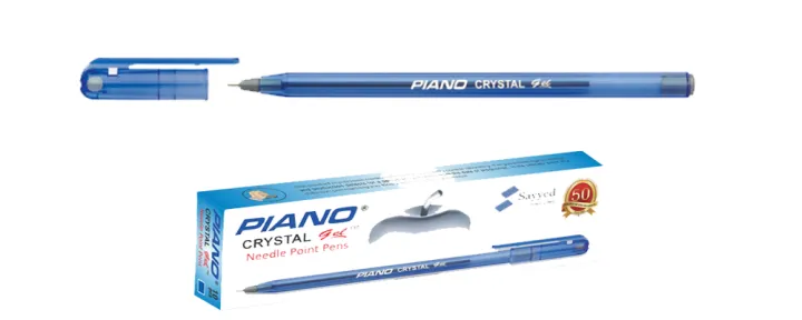 Piano Crystal Gel Pen - 10 Pcs Packet