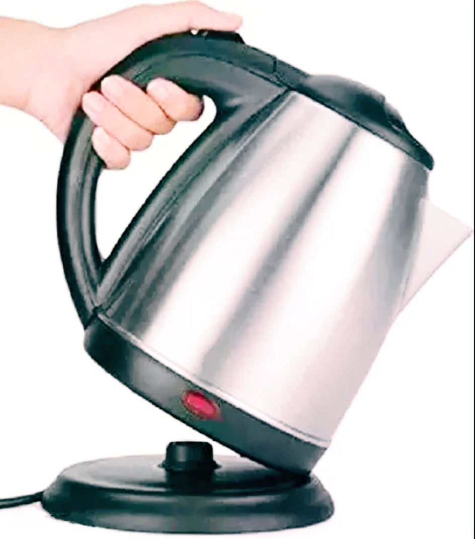 2L-Electric Kettle Water Fast Boiling, Auto Shut-Off, Stainless Steel Aesthetic LED light Capacity 2 LTR and Safety Features