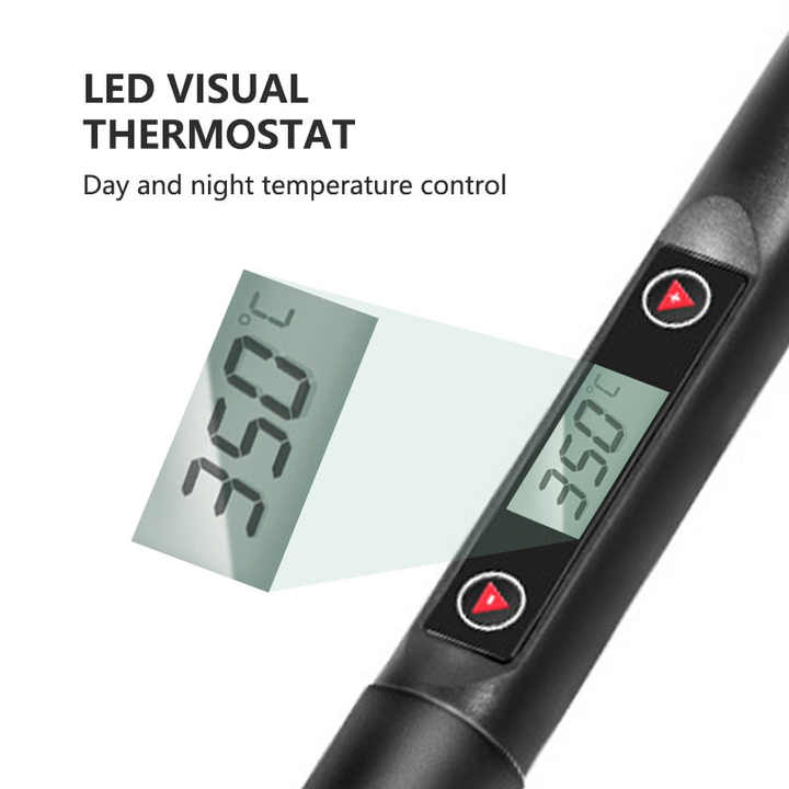 80W LED Digital Display Electric Soldering Iron with Internal Heating & Constant Temperature Control for Precision Phone Repair
