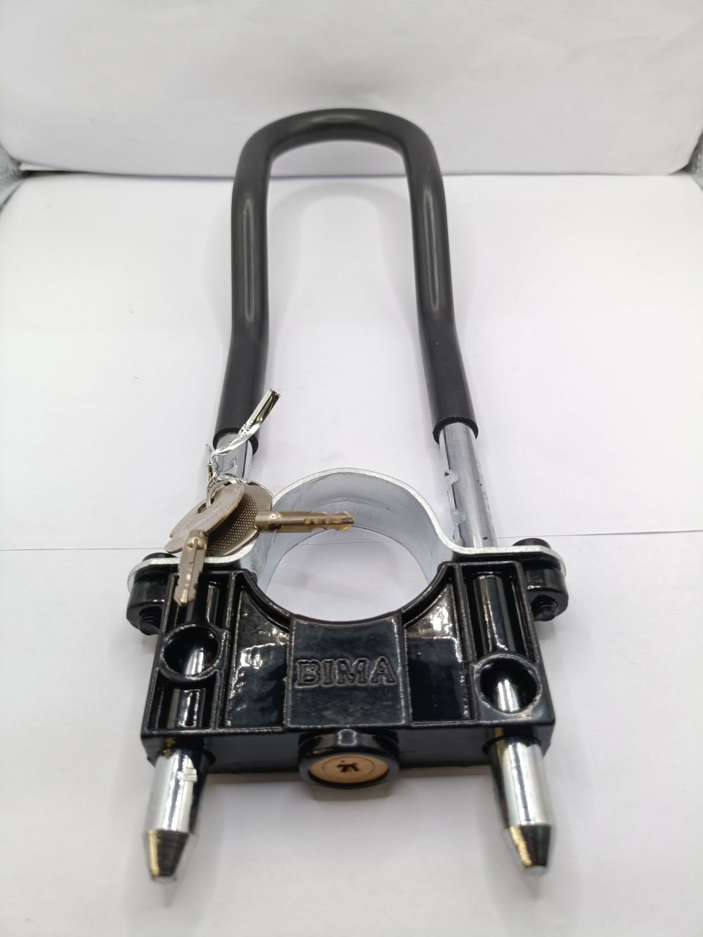 Advanced Bike Security: Universal Front Wheel Lock & Belta Motorcycle Shock Lock