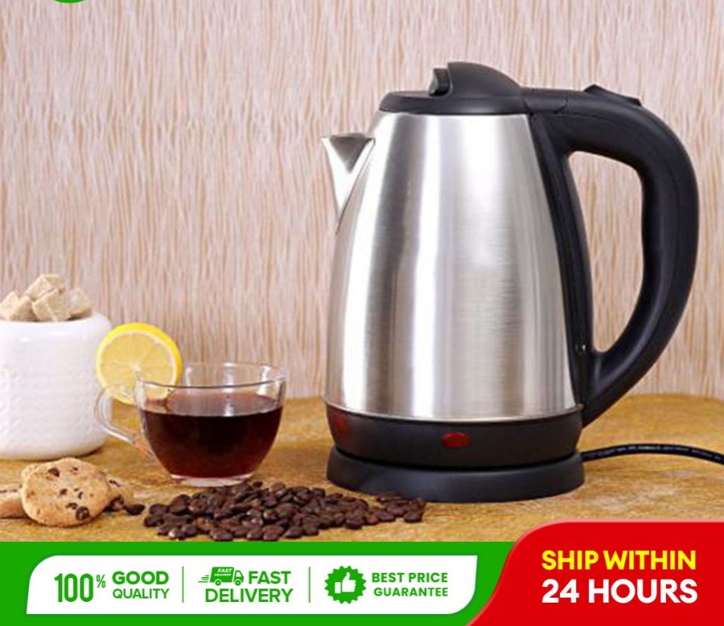 2L-Electric Kettle Water Fast Boiling, Auto Shut-Off, Stainless Steel Aesthetic LED light Capacity 2 LTR and Safety Features