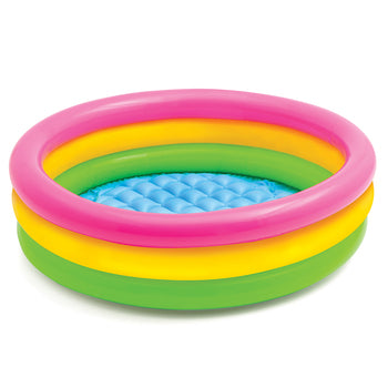 Intex 57412 45" x 10 + Sunset Glow Inflatable Swimming Pool for Kids
