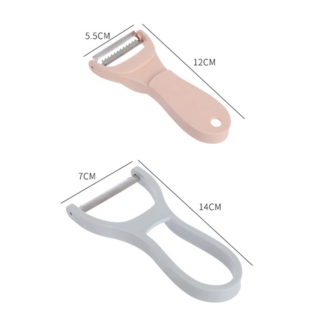2-in-1 Vegetable Peeler - Multi-Functional Food Peeler for Salad & Carrot Peeling