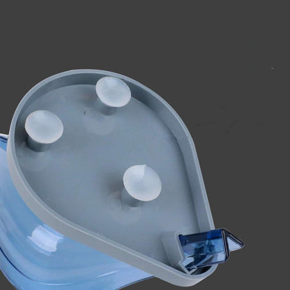 Creative Leaf Shape Plastic Soap Dish with Suction Holder - Stylish Storage Basket for Soap, Sponges & Small Items