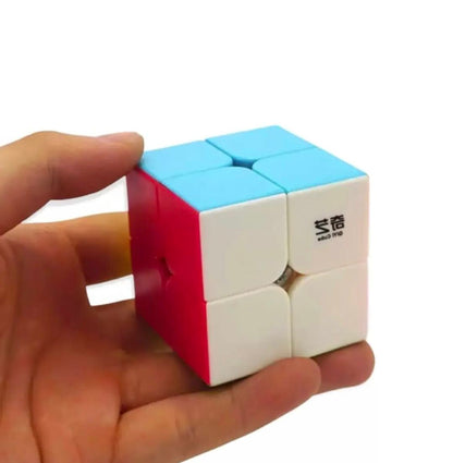 Original Rubik's Cube 2x2 Stickerless - High-Quality Fast Speedy Magic Puzzle Cube