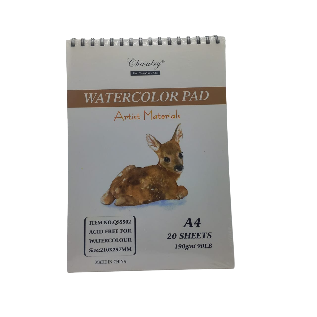 Chivalry Watercolor Pad For Artist A3/A4 Size 20 Sheets 190gsm