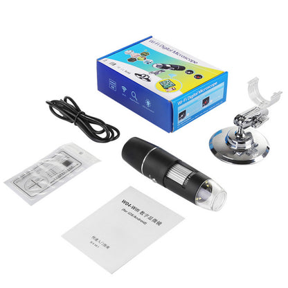 3 in 1 Digital Microscope - 1600X Magnification, Wireless, Compatible with iOS/Android,