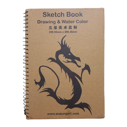 A5 A4 A3 Sketch Book Hard binding Spiral Sketch & Watercolor Book