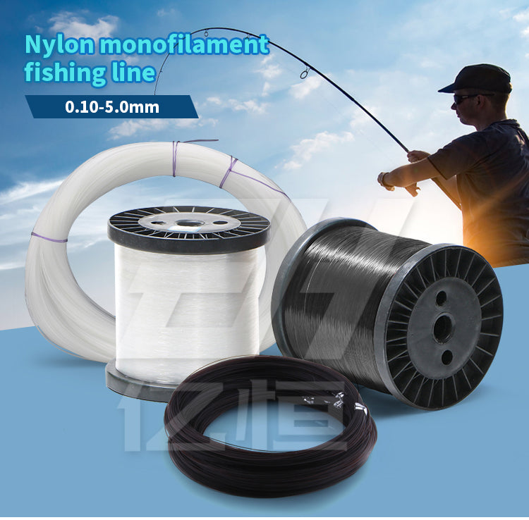 Monofilament Fishing Line 23 LBS Invisible Thin Diameter 0.50 Monofilament Fishing Line Fishing Wire String, Clear