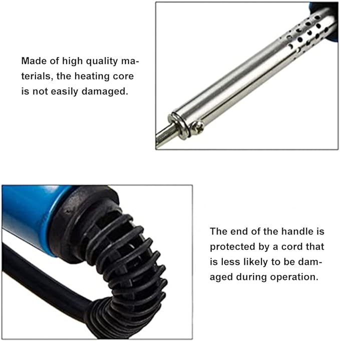 60W 220V Thermostat-Controlled Electric Soldering Iron with Precision Tip for Soldering and Welding Tasks