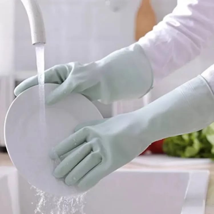 Silicone Scrub Gloves - Multipurpose Cleaning Gloves for Kitchen, Bathroom, Car, and Pet Washing