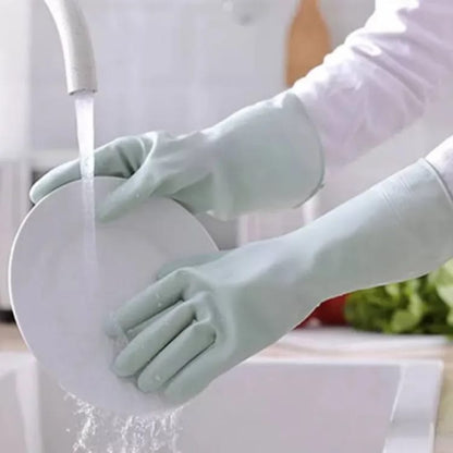 Silicone Scrub Gloves - Multipurpose Cleaning Gloves for Kitchen, Bathroom, Car, and Pet Washing