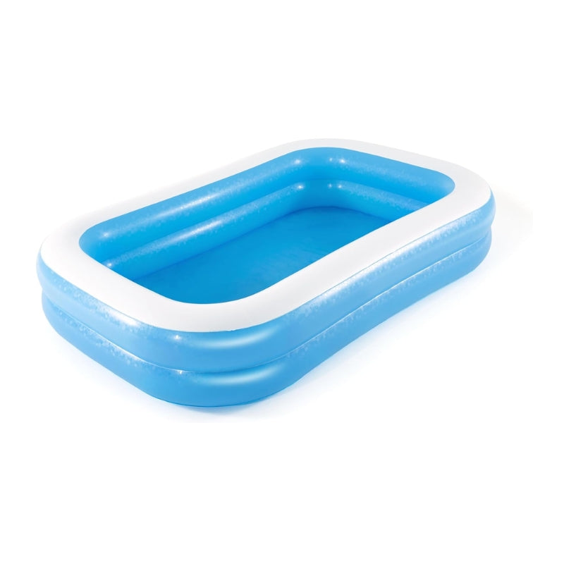 Intex 80" x 60" x 17" Rectangular Inflatable Swimming Pool for Kids