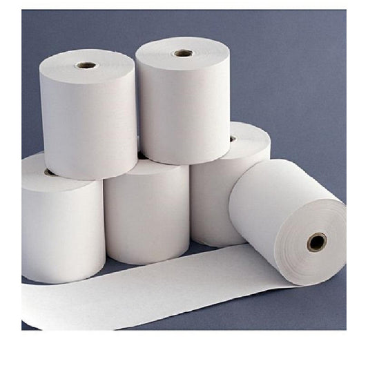 Pack of 6 - POS  Thermal Printer Roll 57mm x 20 meter - White