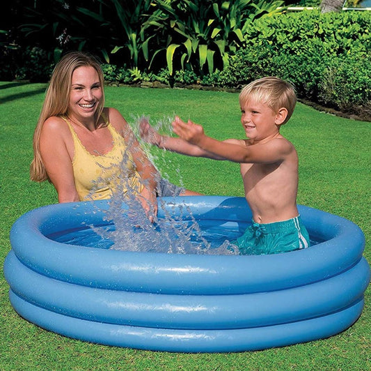 58426 + 58" x 13" + Crystal Blue Inflatable Baby Pool