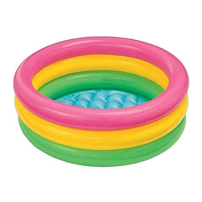 Intex + 2FT + Sunset Glow Inflatable Ring Baby Kiddie Pool & Swimming Pool
