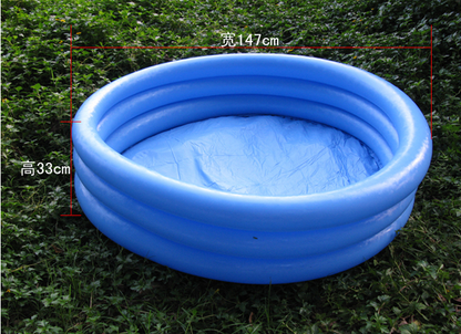 58426 + 58" x 13" + Crystal Blue Inflatable Baby Pool