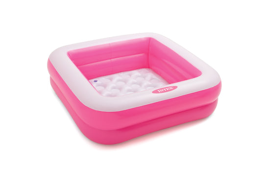 Intex 57100 Play Box Pool – 34" x 34" x 10" – Inflatable Baby Pool for Kids