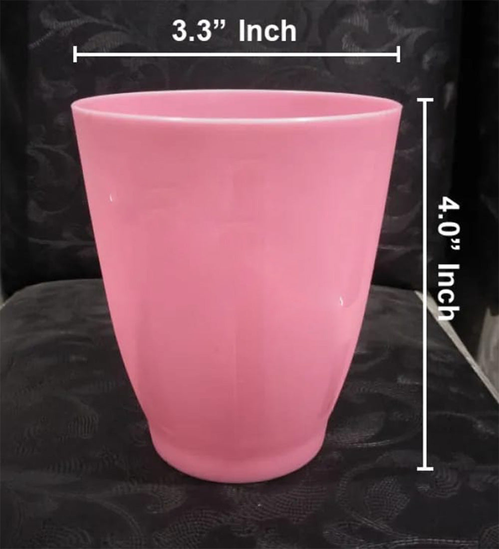 Pack of 4 Unbreakable Plastic Glasses – High Quality, Stylish, and Durable