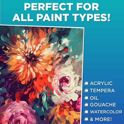 Basic Stretched Canvas for Painting, Small - Square - Rectangular - Big Size - for Painting