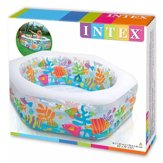 Intex 56493 75" x 70" x 24" Ocean Reef Inflatable Swimming Pool