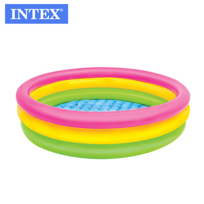 Intex 57412 45" x 10 + Sunset Glow Inflatable Swimming Pool for Kids