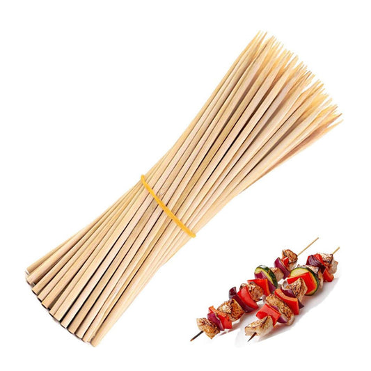 Pack of 70 - Bamboo Shashlik Sticks - BBQ Sticks - 6 Inch Length