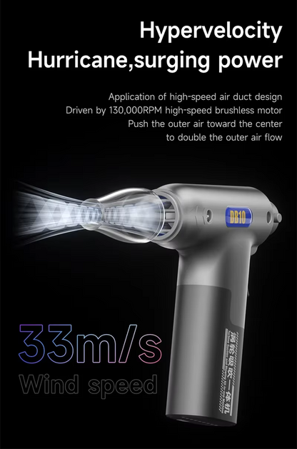 MECHANIC DB10 High-Power Blower, 130000RPM, 5000mAh Dust Removal Tool