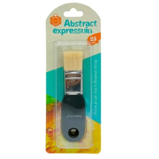 Keep Smiling Abstract Base Paint Brush Set – 25mm, 50mm, and 75mm