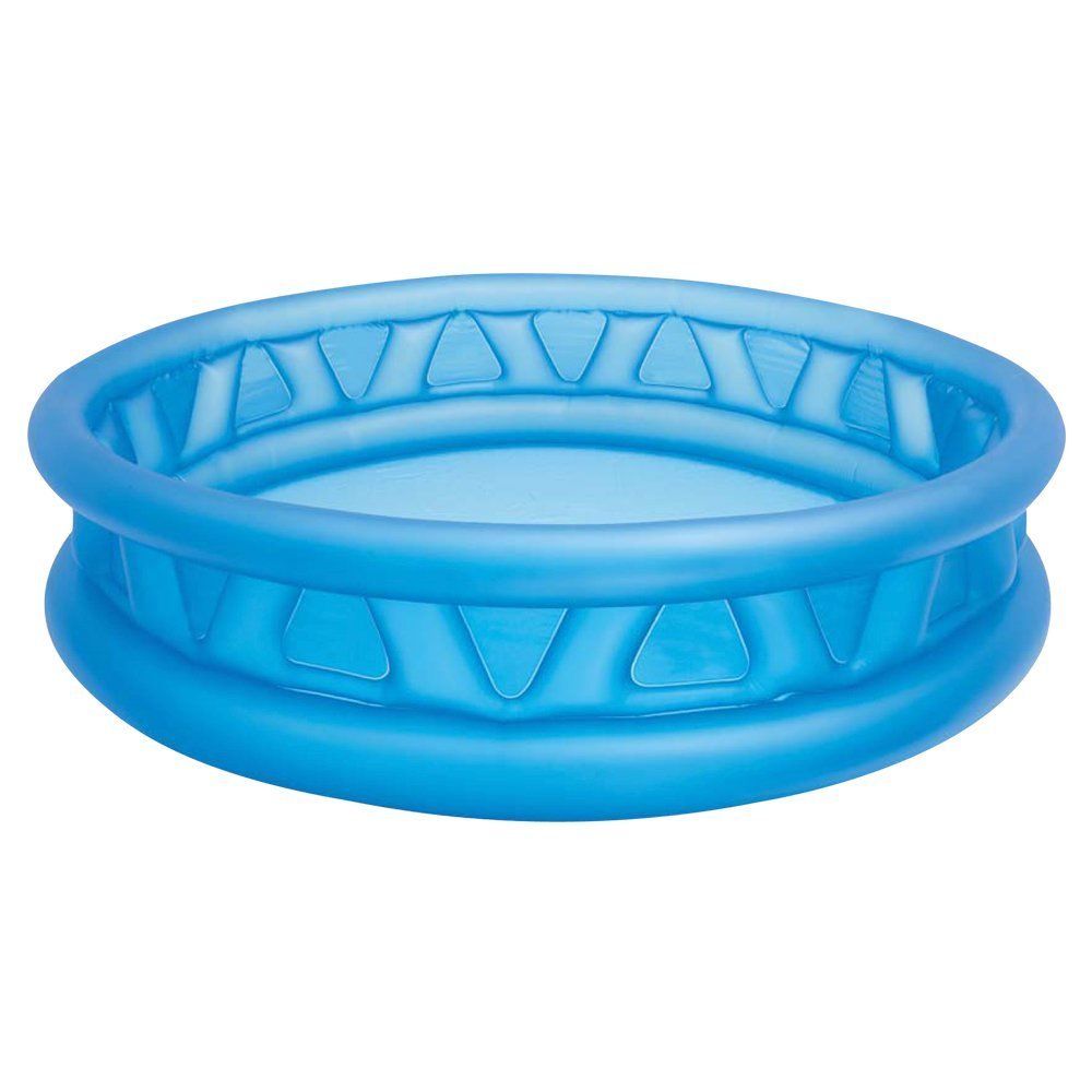 58431 + 74" x 18" Soft Side + Sunset Glow Inflatable Swimming Pool for Kids