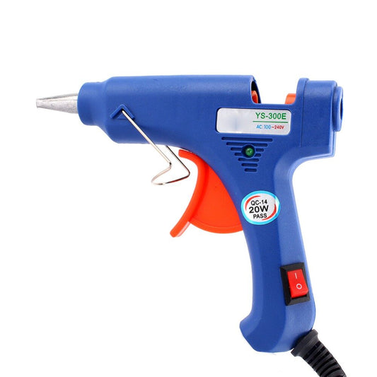20W Glue Gun with 01 Glue Stick Hot Glue Gun Sturdily Bonds Metal, Wood, Ceramics, Leather & Other Strong Materials
