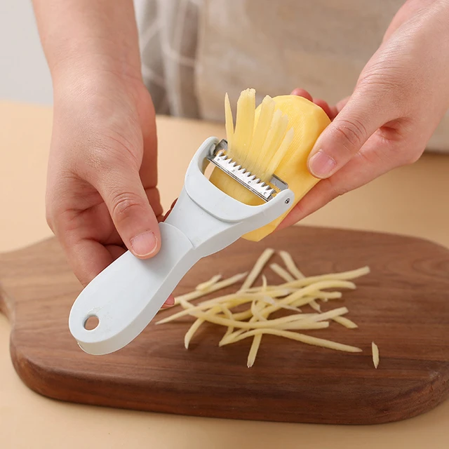 2-in-1 Vegetable Peeler - Multi-Functional Food Peeler for Salad & Carrot Peeling