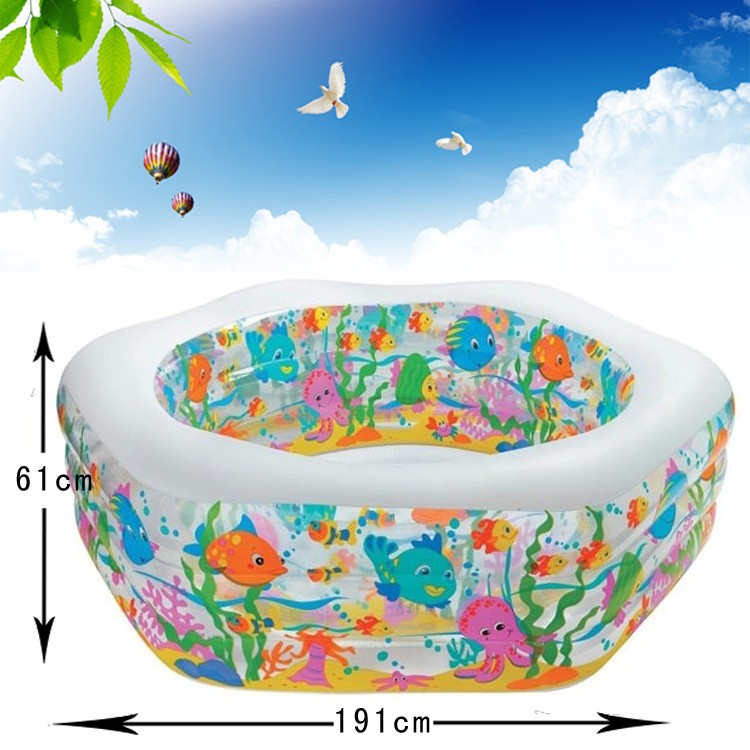 Intex 56493 75" x 70" x 24" Ocean Reef Inflatable Swimming Pool