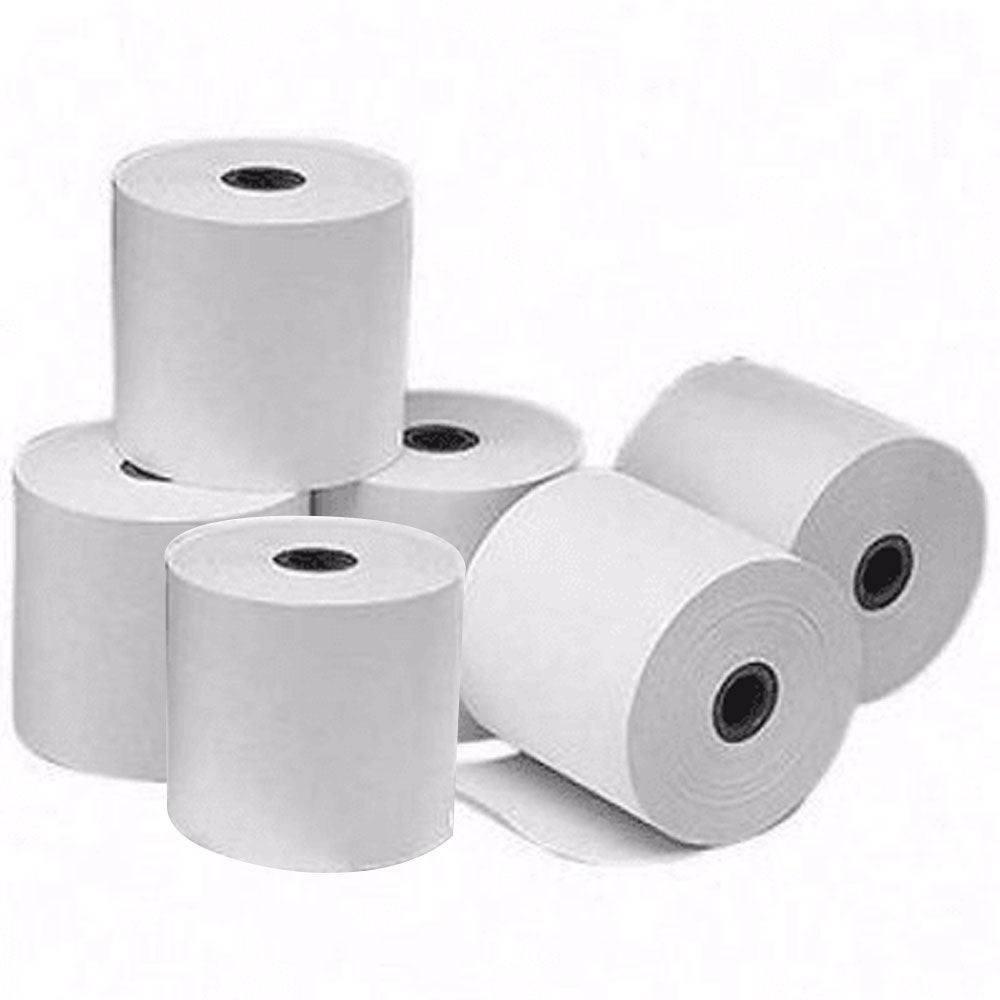 Pack of 6 - POS  Thermal Printer Roll 57mm x 20 meter - White