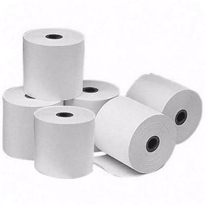 Pack of 6 - POS  Thermal Printer Roll 57mm x 20 meter - White