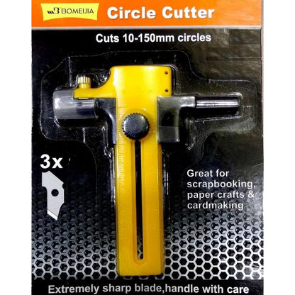 Compass Circular Cutter Tool for Paper, Fabric, and Craft Circles