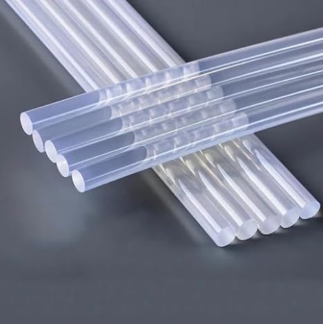 Pack Of 25 - 11mm Sticks For Large Glue Gun Transparent - Length 20cm