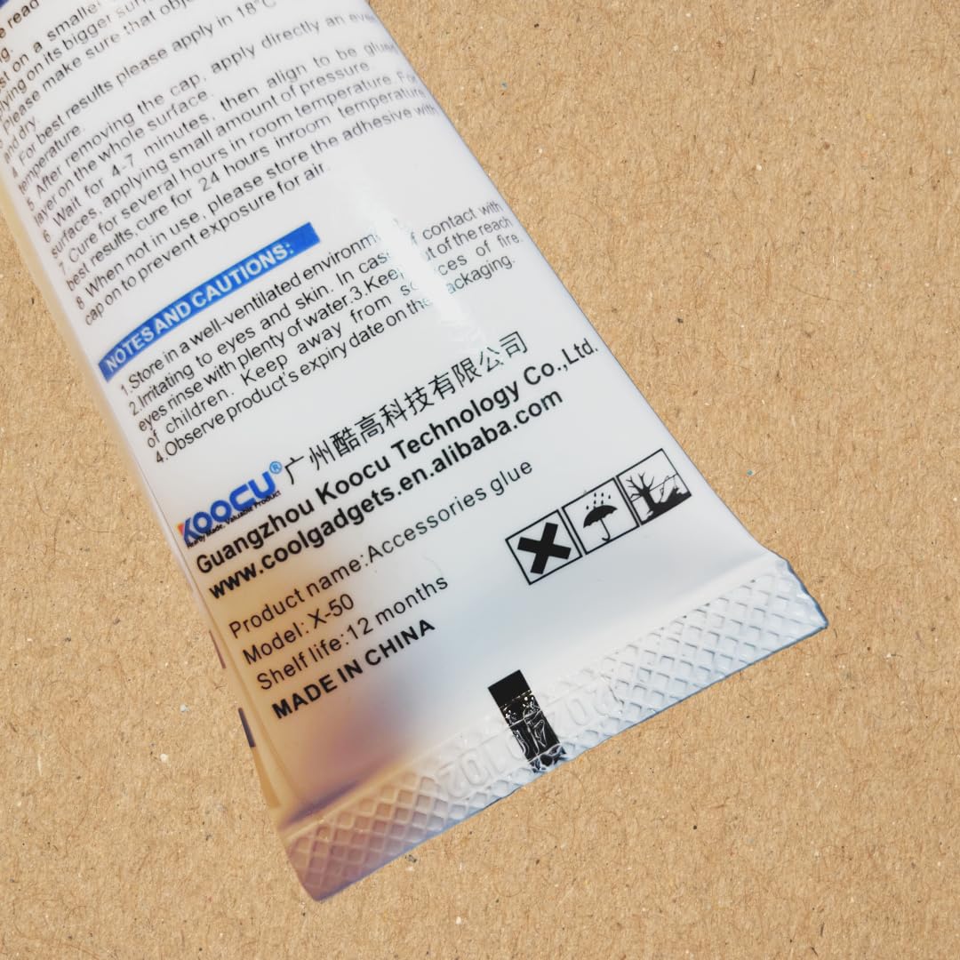 Technica Electronic KOOCU X-50 Hyper Adhesive Transparent Glue – DIY Mobile Repair, Arts & Crafts, Jewelry Design & General Purpose