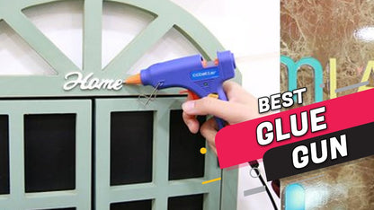 20W Glue Gun with 01 Glue Stick Hot Glue Gun Sturdily Bonds Metal, Wood, Ceramics, Leather & Other Strong Materials