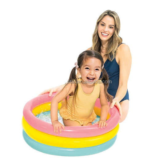 Intex + 2FT + Sunset Glow Inflatable Ring Baby Kiddie Pool & Swimming Pool