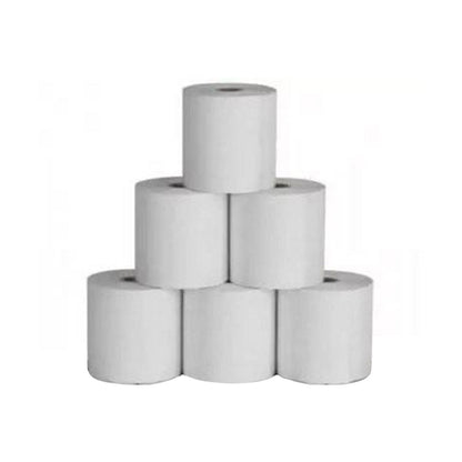 Pack of 6 - POS  Thermal Printer Roll 57mm x 20 meter - White