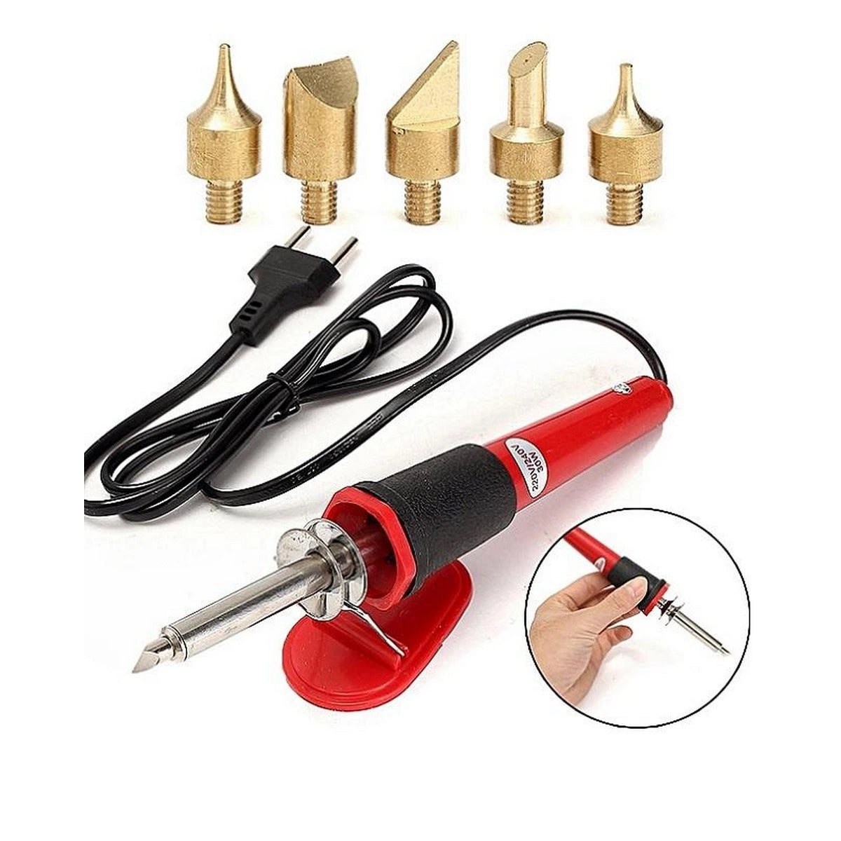 7-Piece Stencil Cutter & Professional Hobby Crafts Wood Burning Pen Kit Set - Soldering Iron Pencil Set for DIY and Artistic Projects