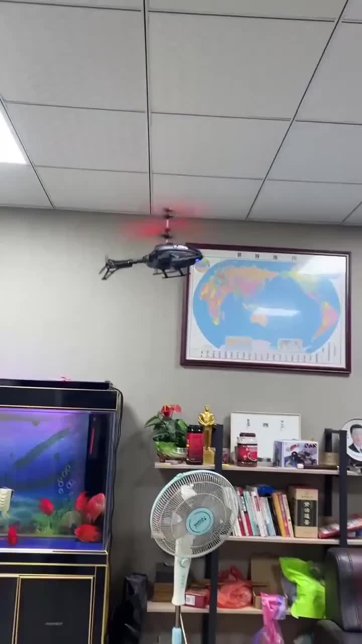 2 Channel Gesture Control Suspension Helicopter RC Remote Induction Aircraft With Charging LED Light Kids Toy for Boys