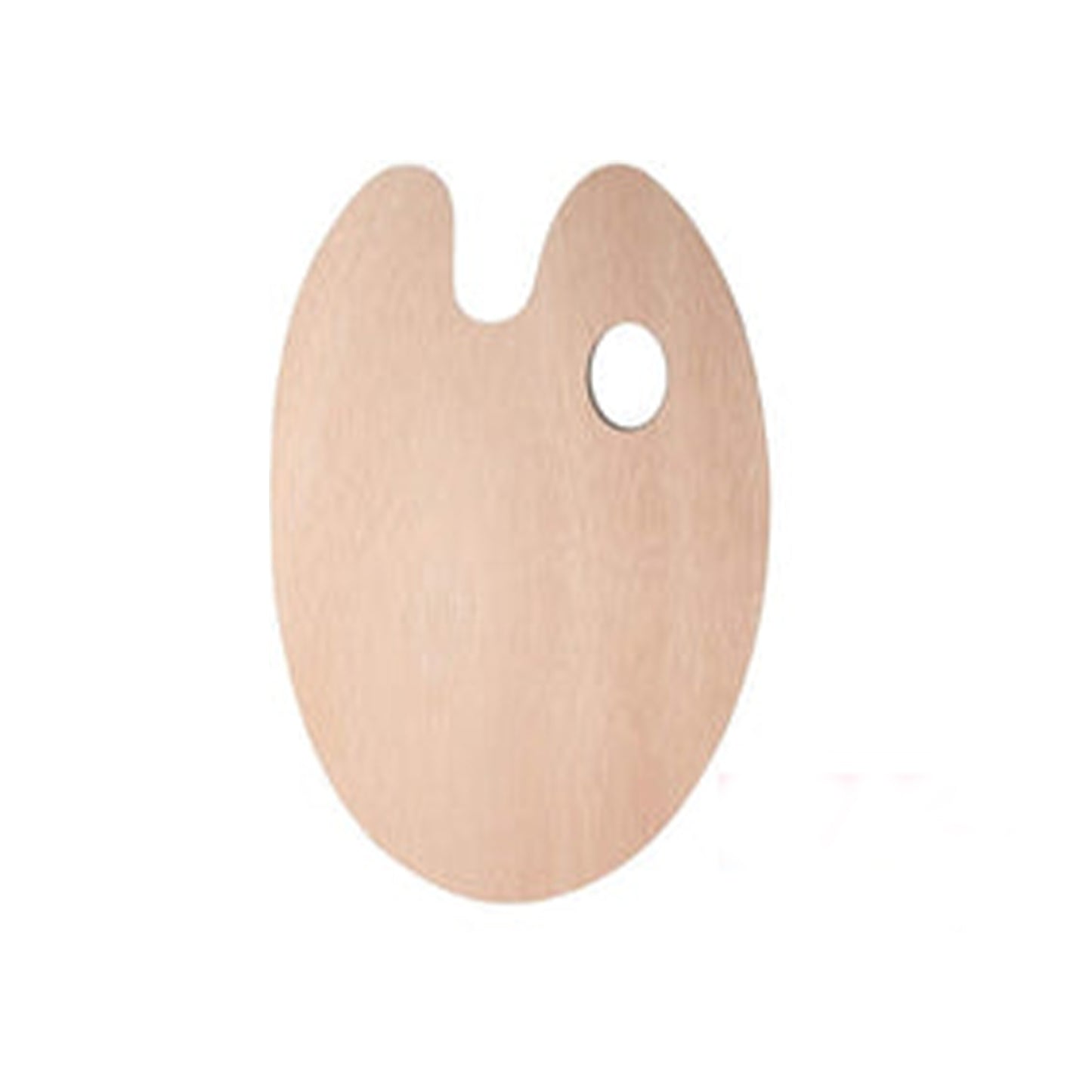 A4 -Artist Oval Wooden Palette Oil Painting Tray - Wood Ellipse Drawing Palette