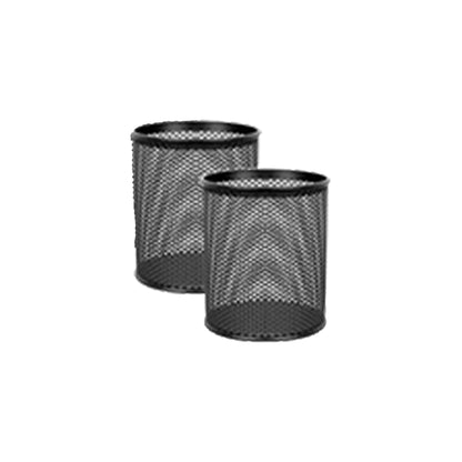 Pack of 2 Round Metal Pen Holder (Size 7.5 cm Dia)