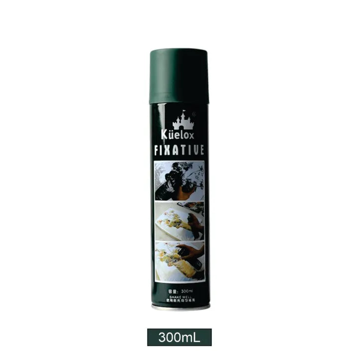Kuelox Fixative Spray 180ml,300ml Bottle - Charcoal And Sketch Fixative Spray - For Drawing And Sketching