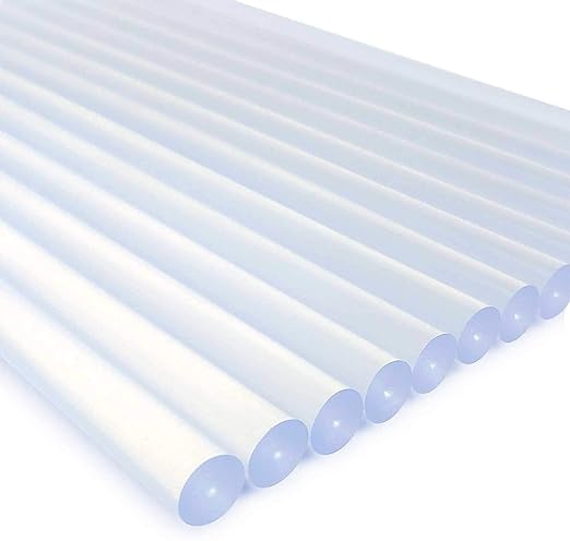 Pack Of 25 - 11mm Sticks For Large Glue Gun Transparent - Length 20cm
