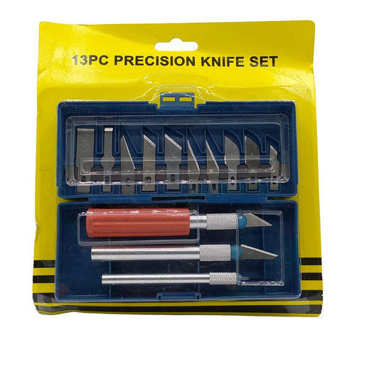 13-Piece Pen Cutter Precision Knives Set for Crafts, Art, and Sculpting